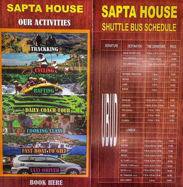 Sapta House Убуд Экстерьер фото